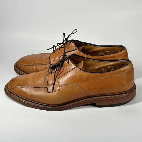ALLEN EDMONDS Shoes Mens Size 11 D HILLCREST 5954 TAN Brown LEATHER Oxfords main image 15